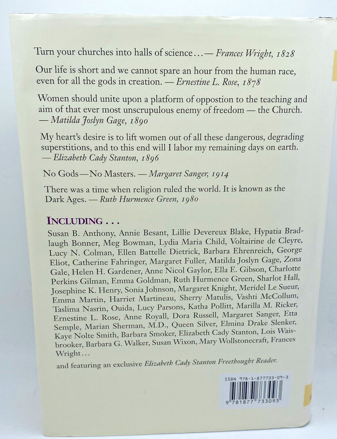 Women Without Superstition : No Gods – No Masters HC DC SIGNED Good 381