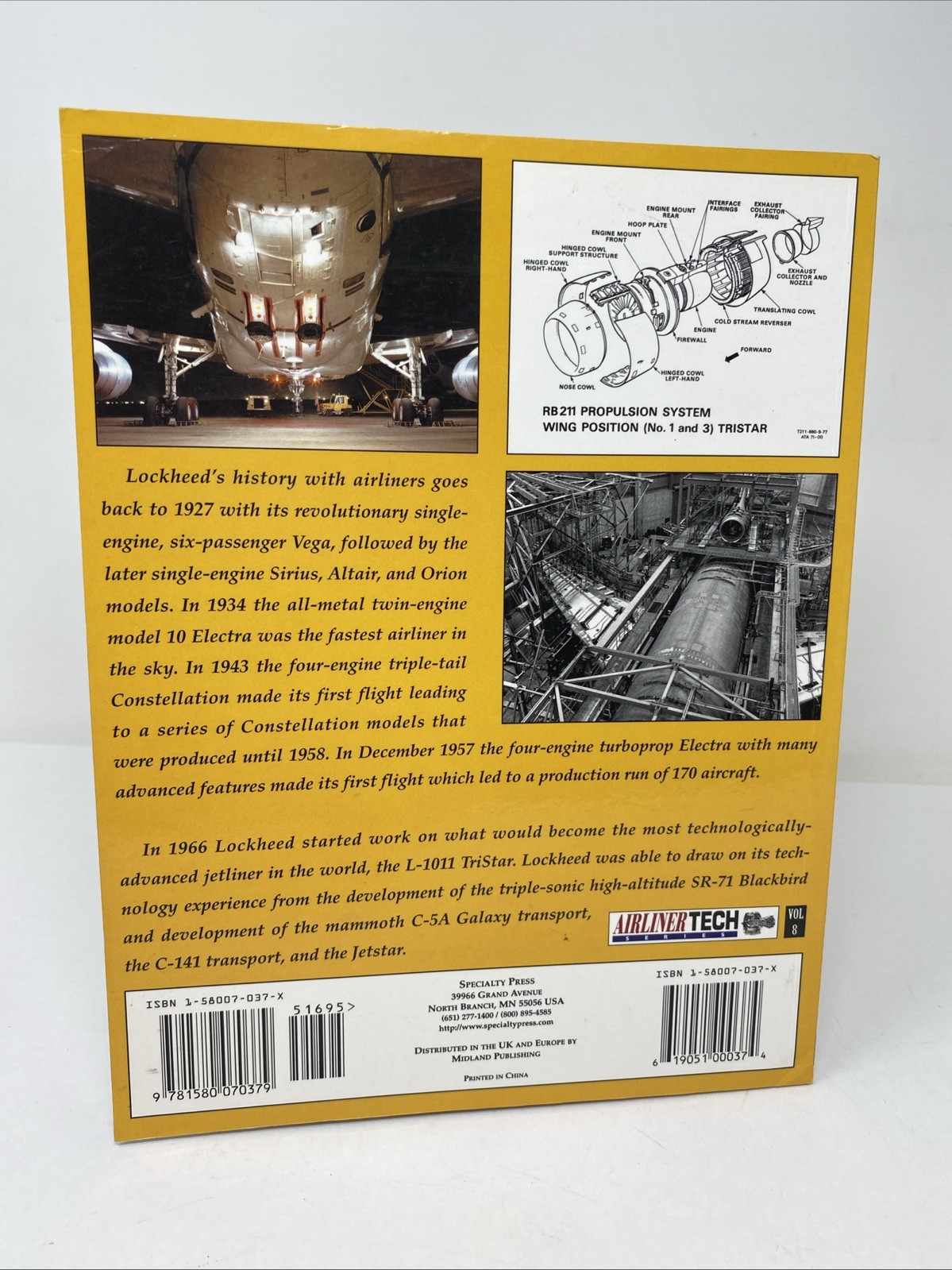 Lockheed L-1011 Tristar by Jim Upton (2001, Trade Paperback)
