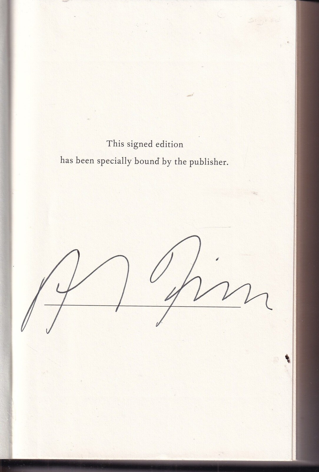 A J Finn / The Woman In The Window signed first edition 2018