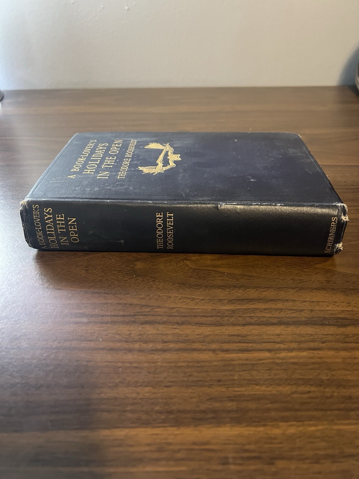 Antique A Book Lovers Holidays in the Open Theodore Roosevelt HC 1916 Vtg