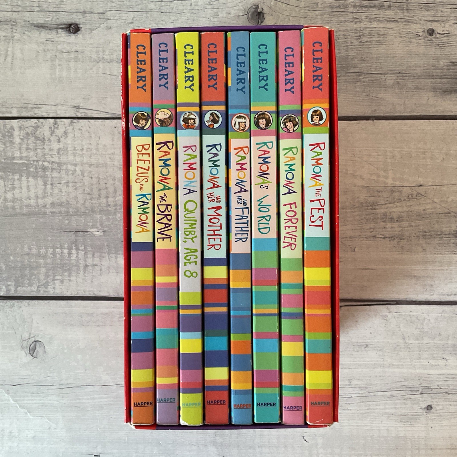 Beverly Clearly Complete Ramona Collection Box Set Of 8 Books Paperback