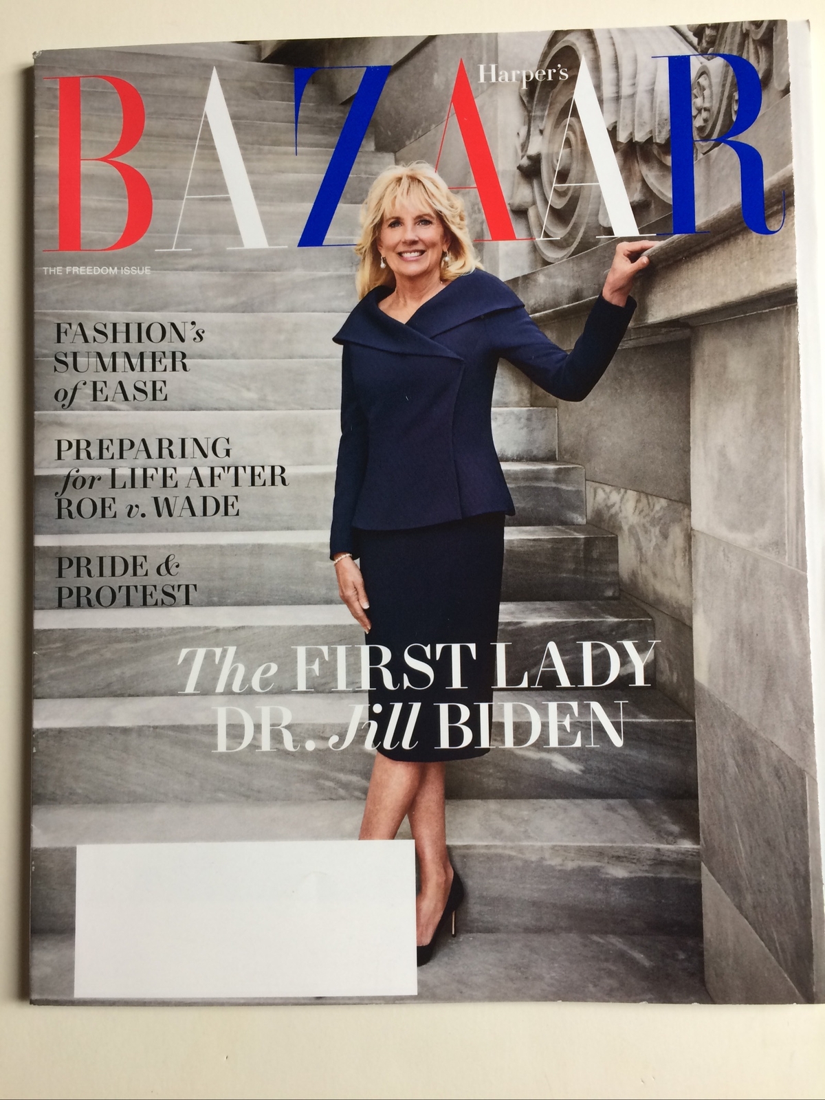 Harper’s Bazar Magazine June July 2022 Freedom Issue Dr. Jill Biden First Lady