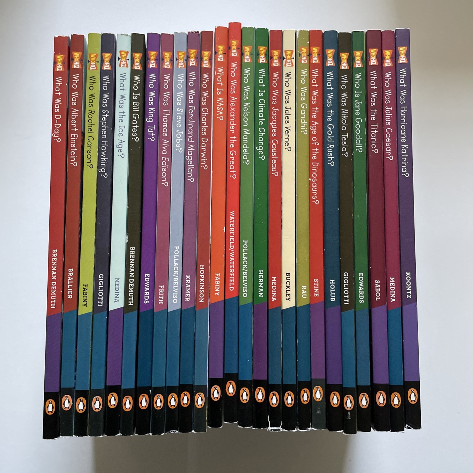 Mixed Lot Of 25 Who HQ Who Was, Where Is, What Is, What Was Book Lot