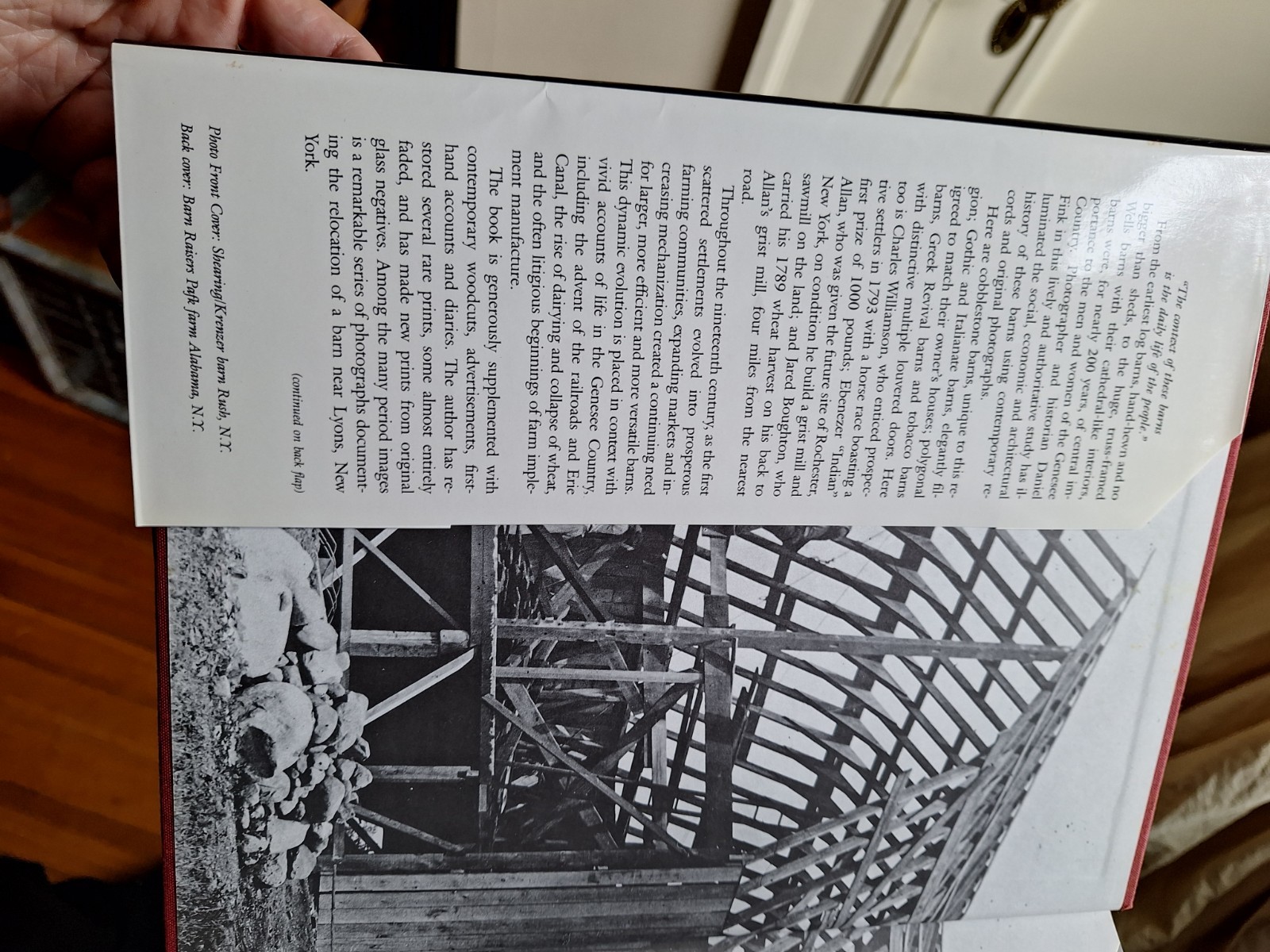 Barns of the Genesee Country, 1790-1915, by Daniel Fink, Hardcover, 528 pages