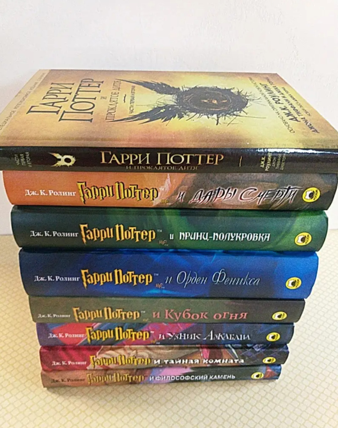 in Russian – Harry Potter Complete Series 8 books Гарри Поттер 8 книг комплект