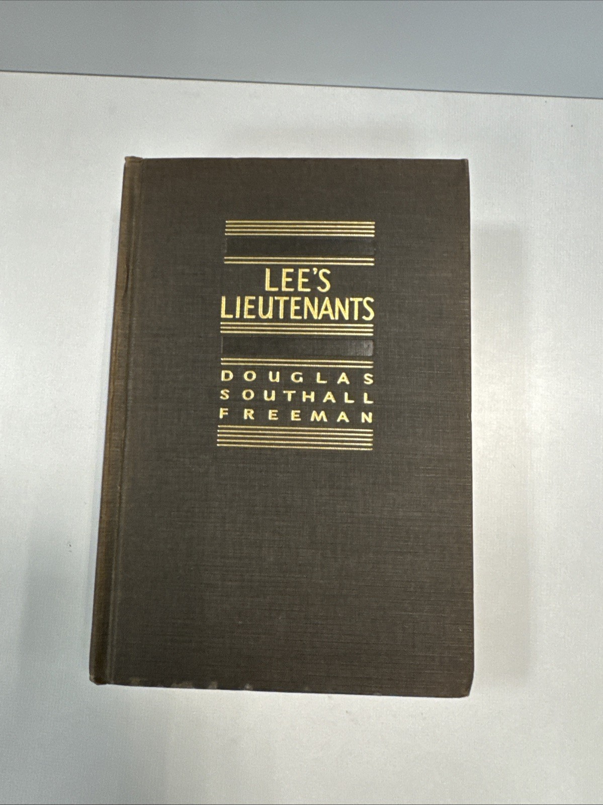 Lee’s Lieutenants by Douglas Southall Freeman 3 Vol, 1st Print, 1942-44 Signed
