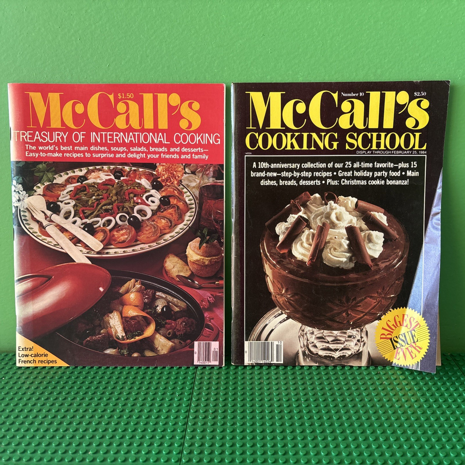 MCCALLS MAGAZINE LOT INTERNATIONAL COOKING SCHOOL RECIPES FOOD ENTERTAINING