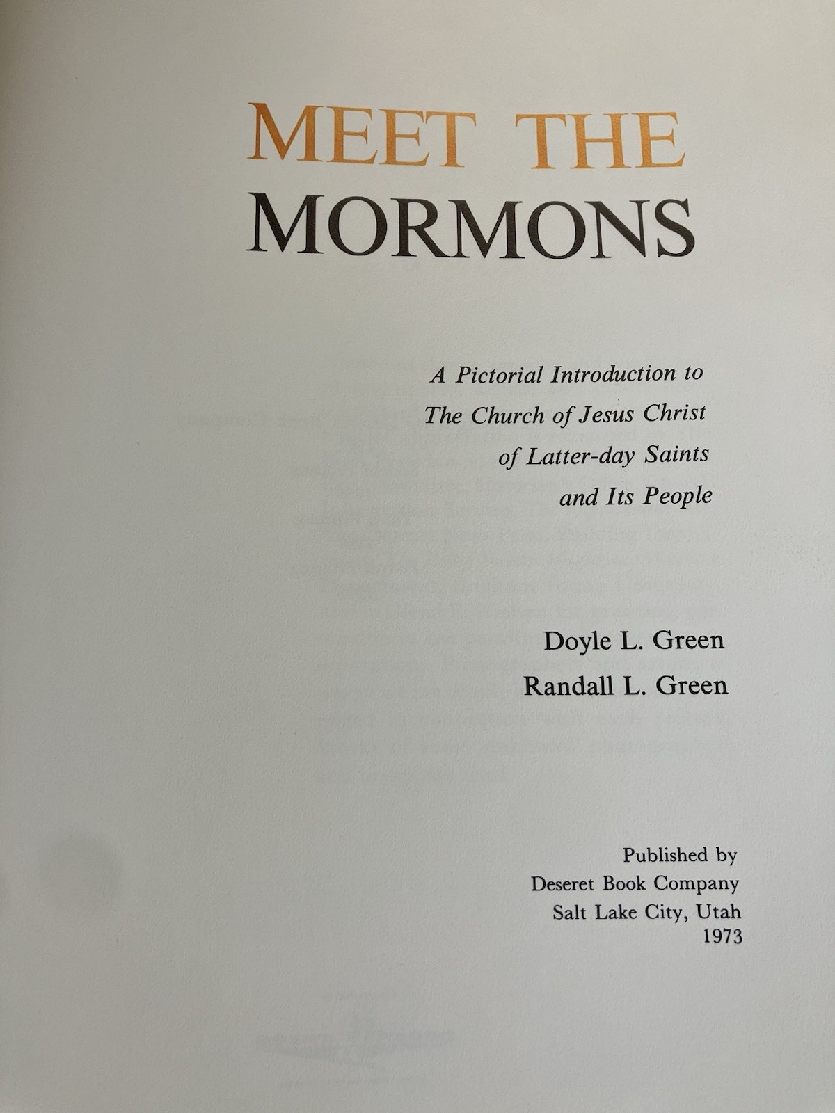 Meet the Mormons
