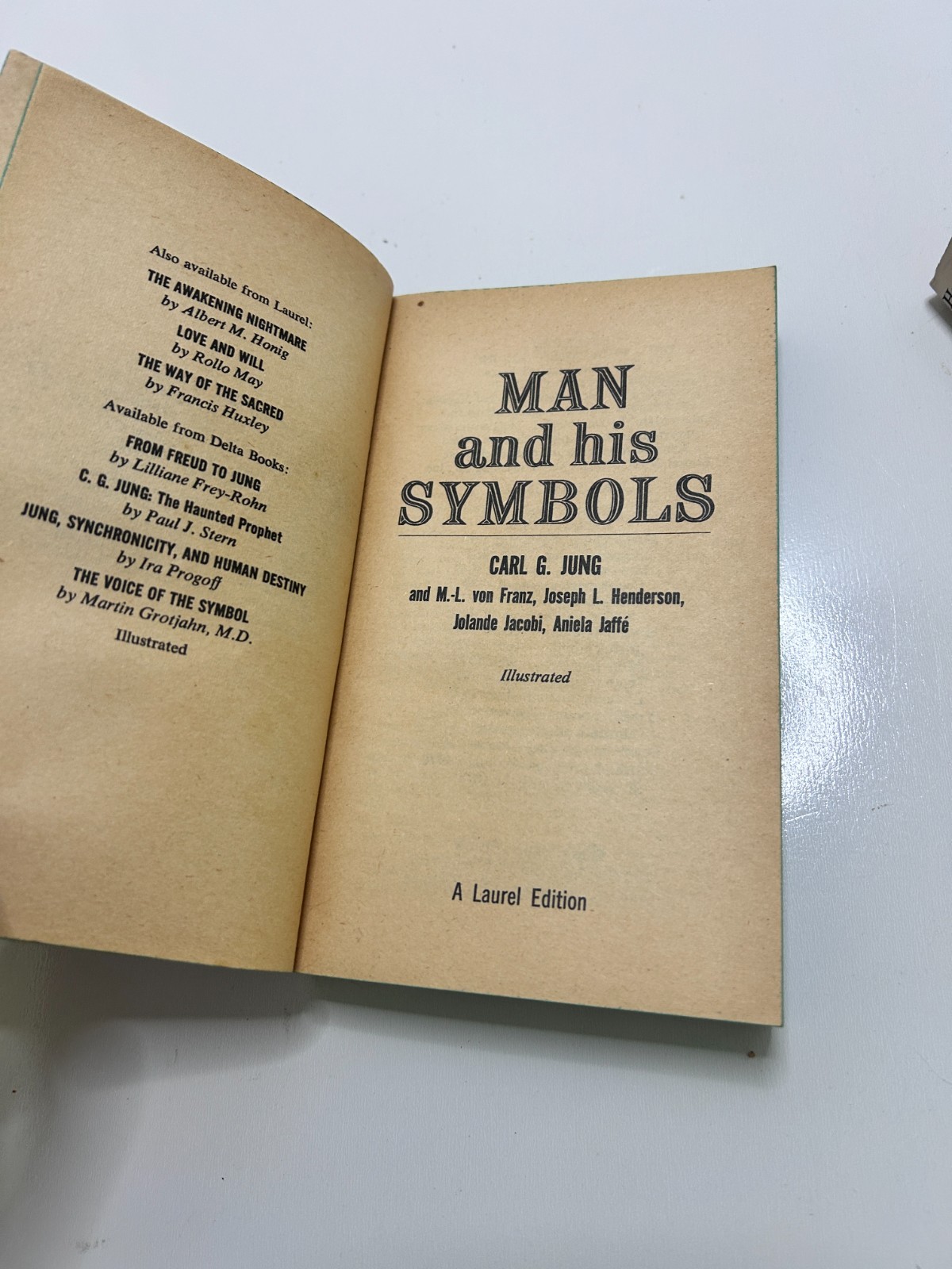 Carl Jung Lot of 5 Paperback Man & His Symbols, Memories, Dreams, Reflections