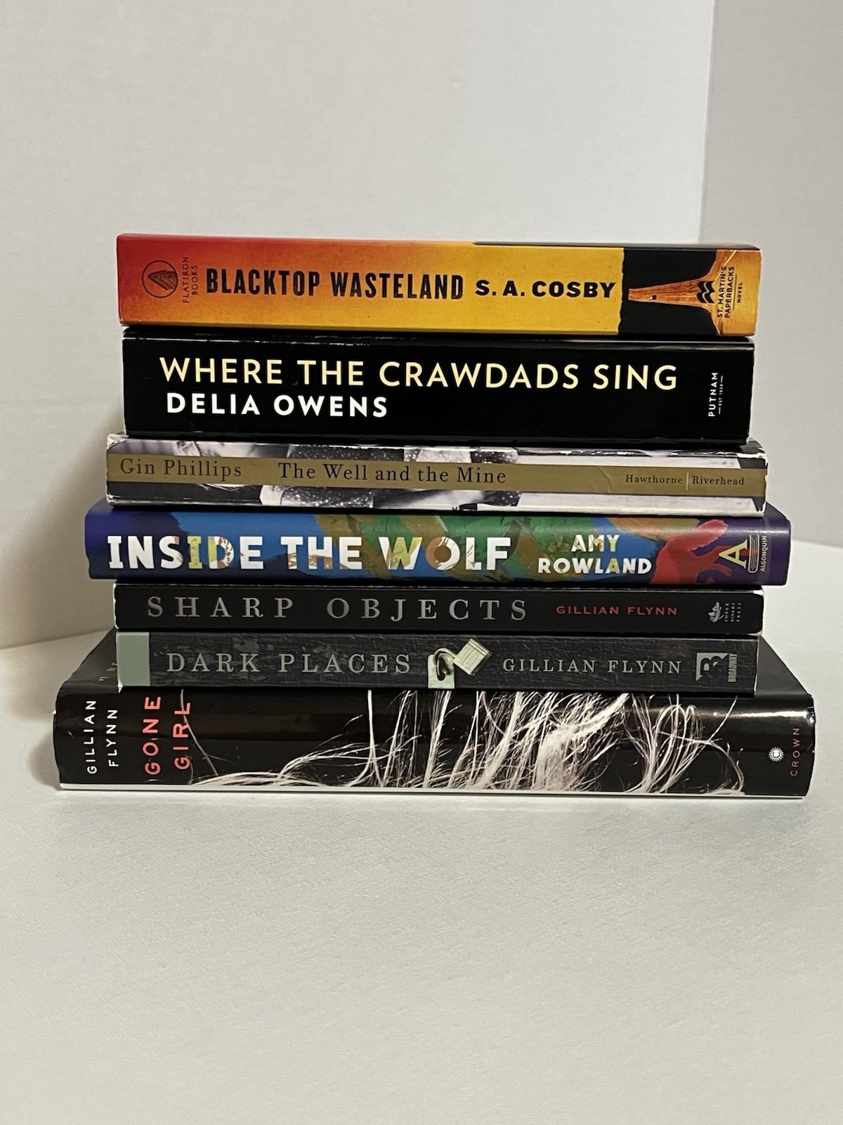 Southern Gothic Noir Lot Gillian Flynn Delia Owens S A Cosby Gin Phillips Wolf