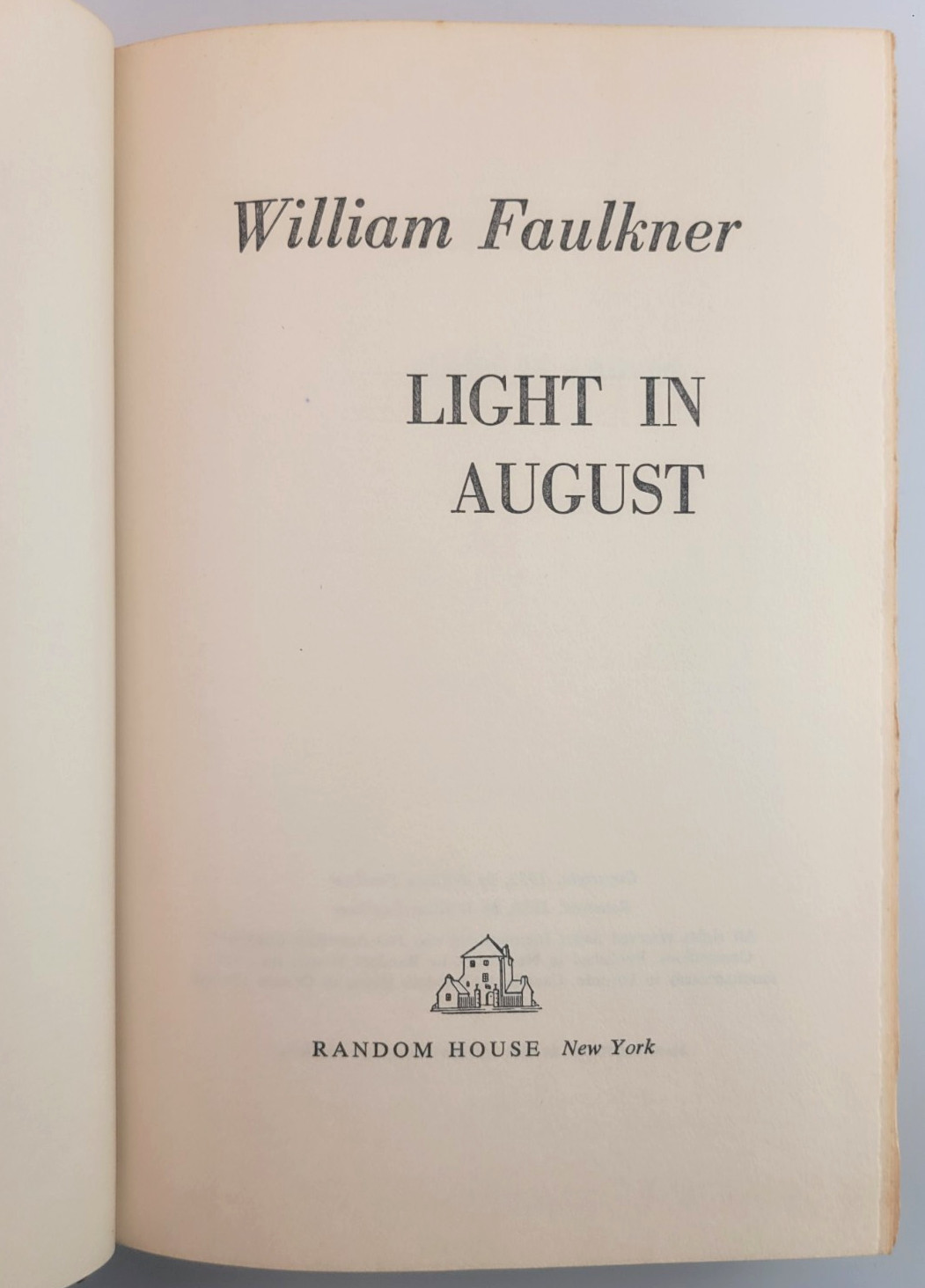 Vintage William Faulkner Book Lot 4 Random House Hardcovers Southern Gothic