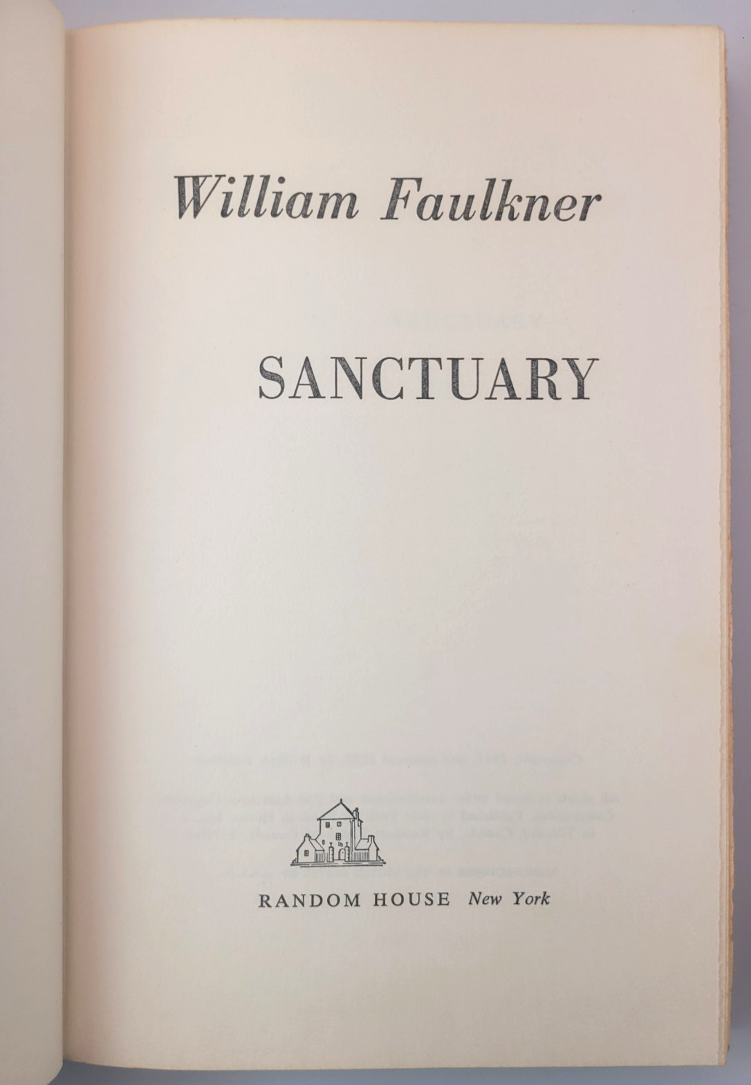 Vintage William Faulkner Book Lot 4 Random House Hardcovers Southern Gothic