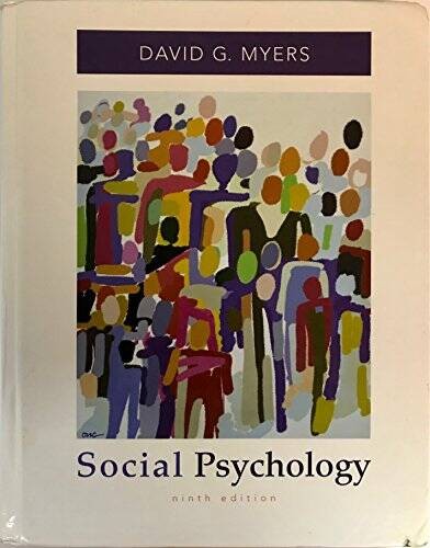 Social Psychology – Hardcover By Myers, David G – GOOD