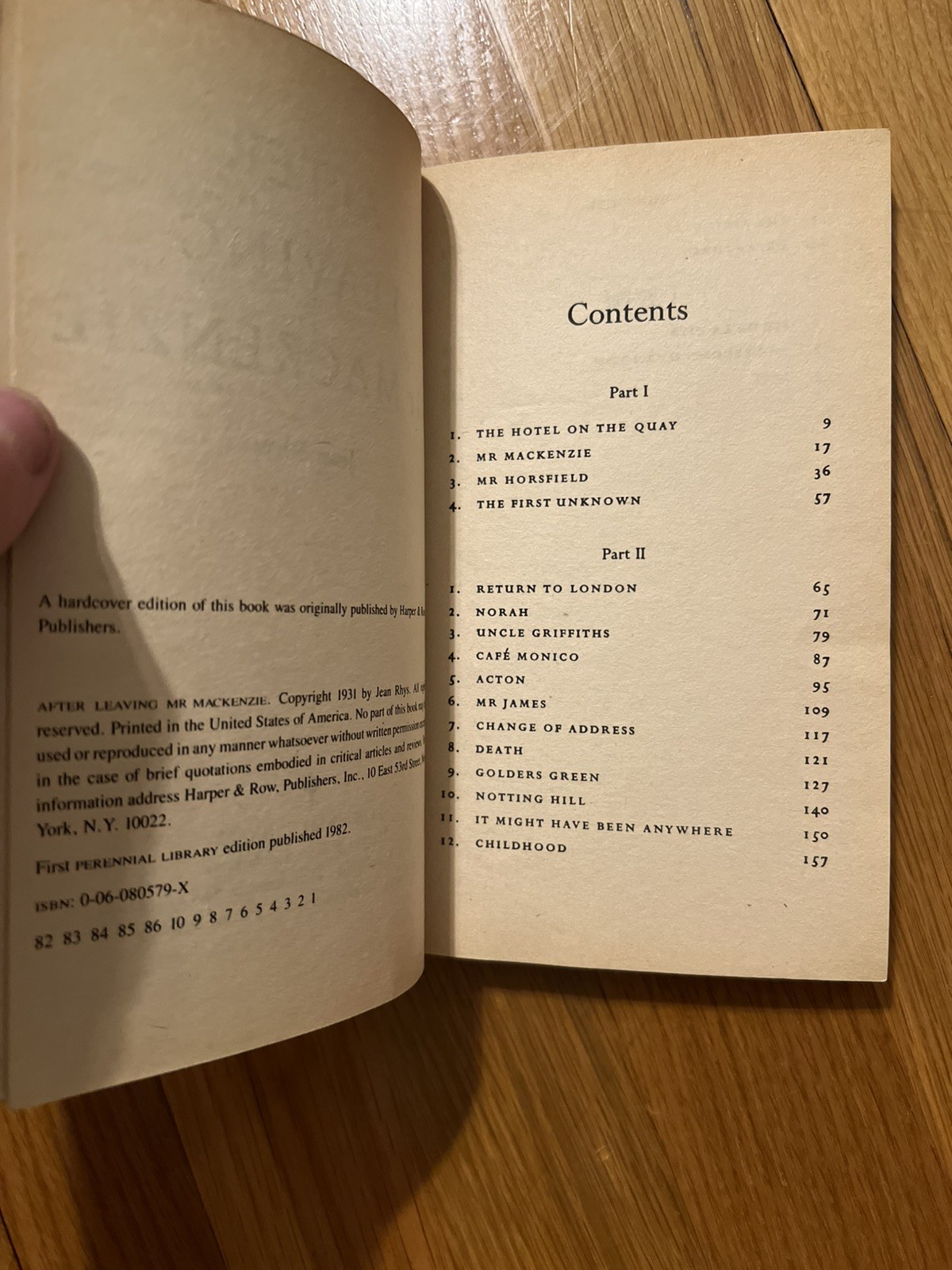 After Leaving Mr. Mackenzie by Jean Rhys – Used (1982, Pocket Paperback)