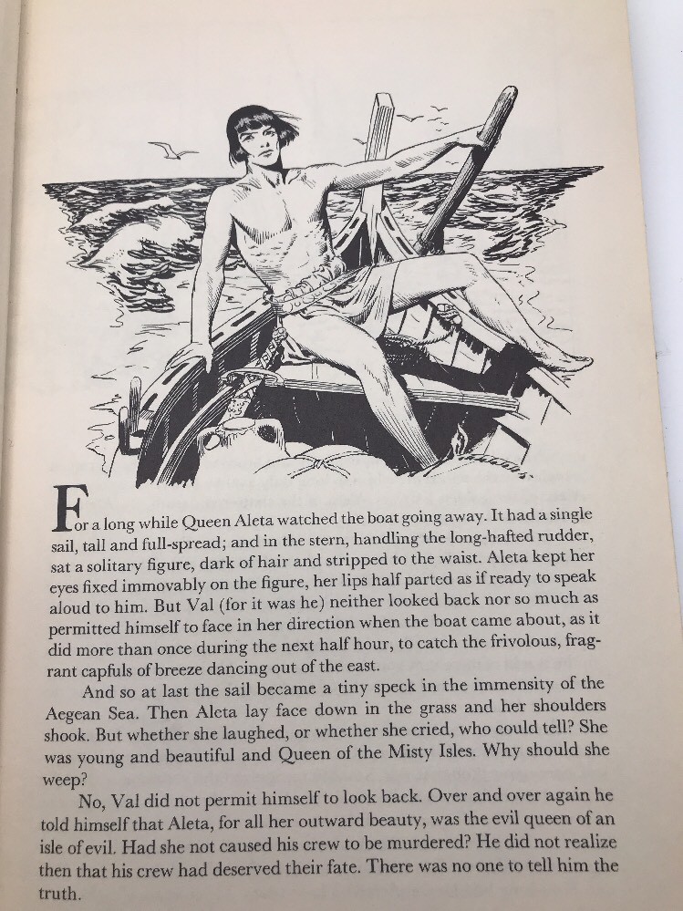 Vintage 1950s Hal Foster Prince Valiant Perilous Voyage Hardcover Book HCDJ