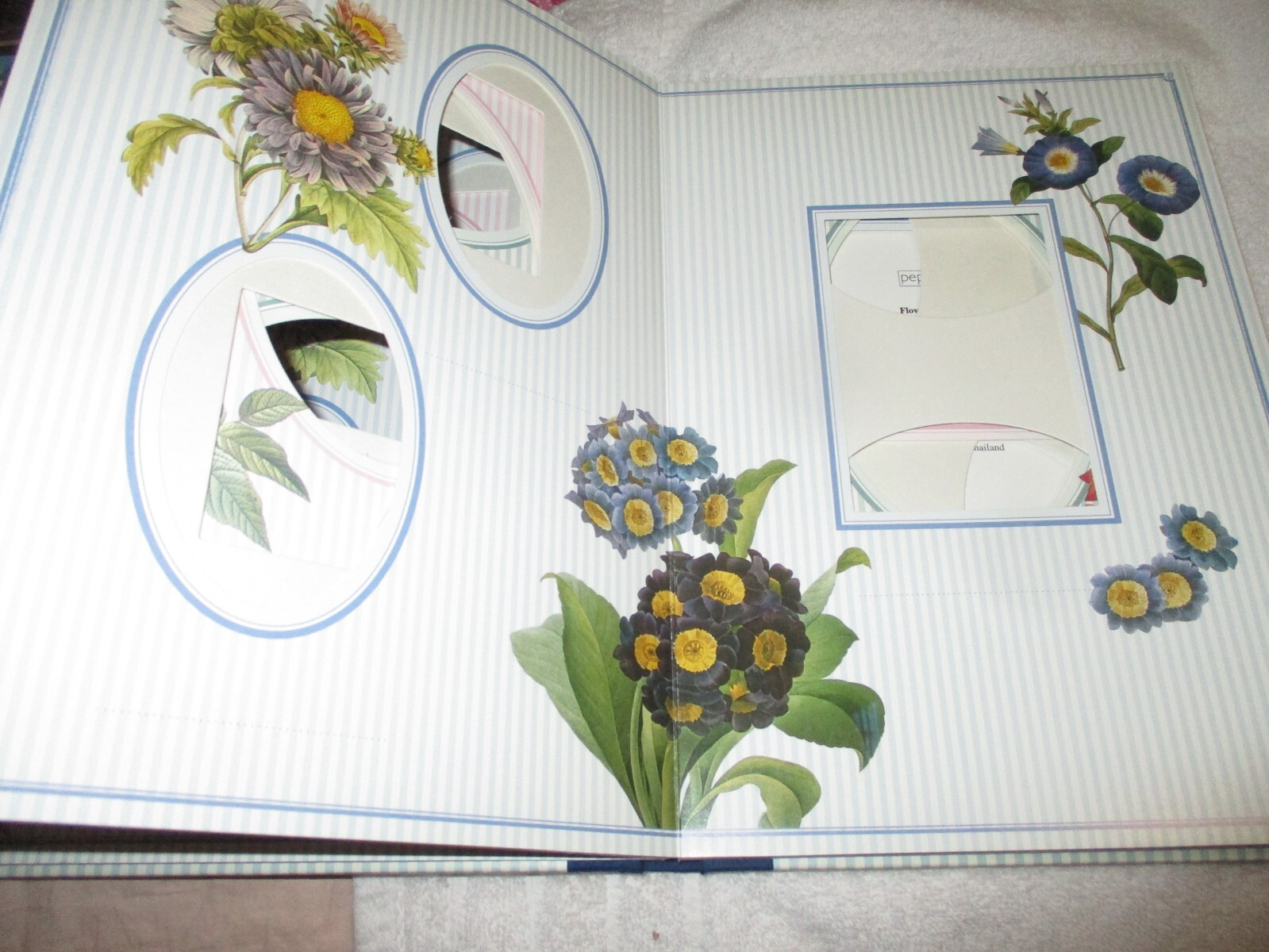 Flowers Album Scrap Book Illus. Pierre Joseph Redoute Unused c1999 Pepper Pot