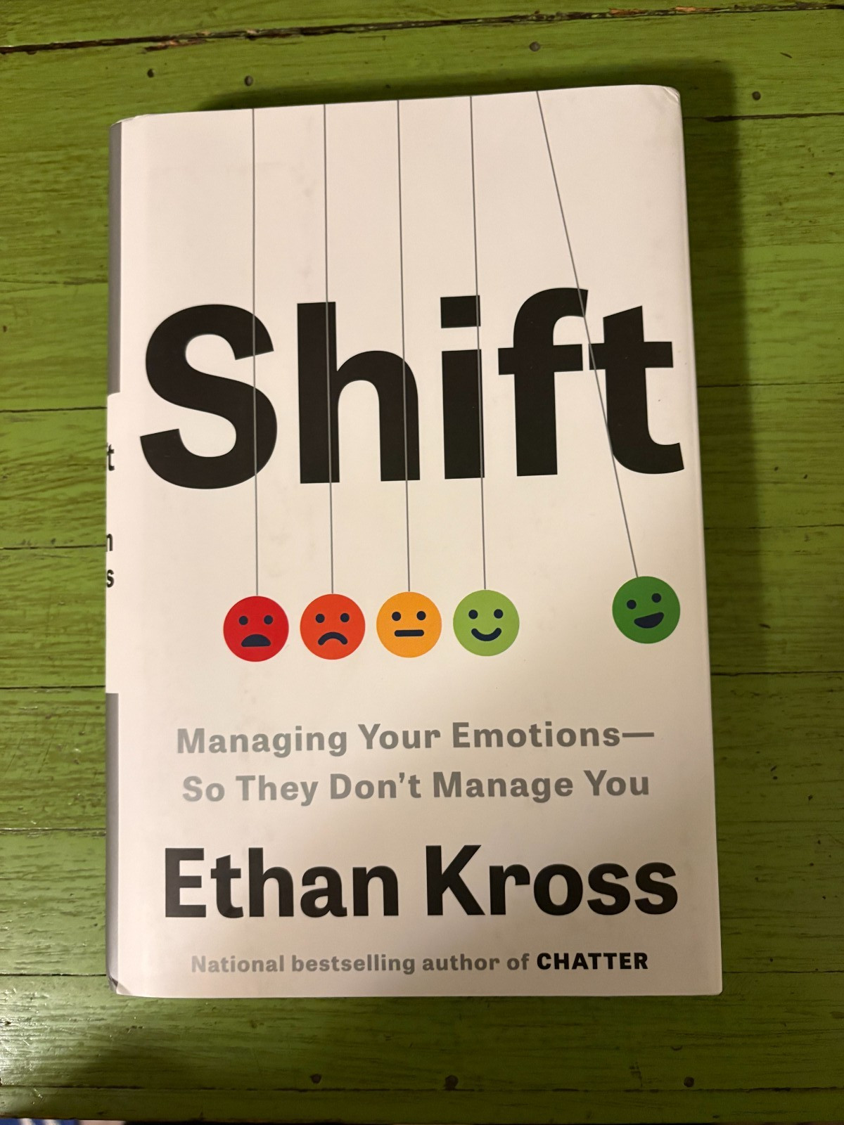 Ethan Kross Shift Managing Your Emotions Hard Cover Dust Jacket New