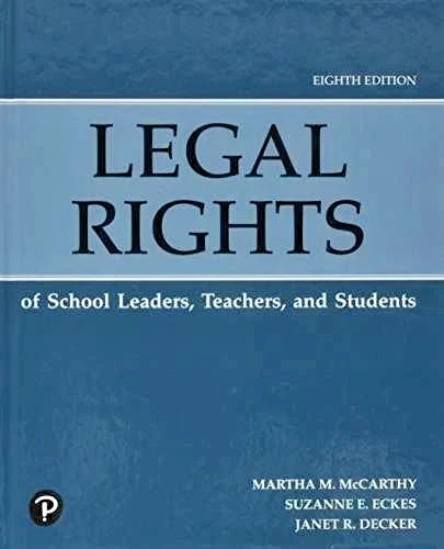 Legal Rights of School Leaders, Teachers, and Students Paperback-9780134997537
