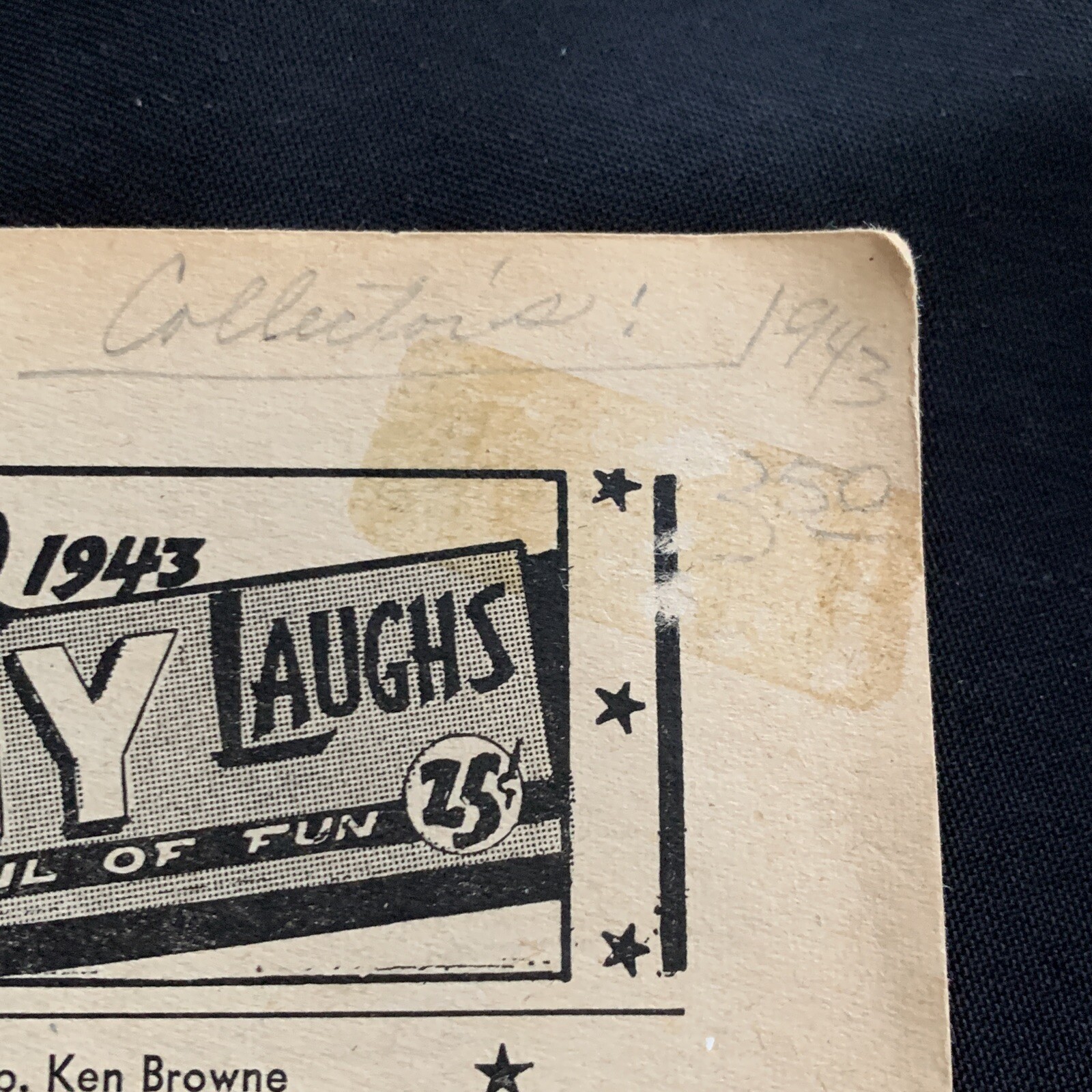 Army Laughs 1943 Annual Rare Original World War 2 Humor Art 132 Pages