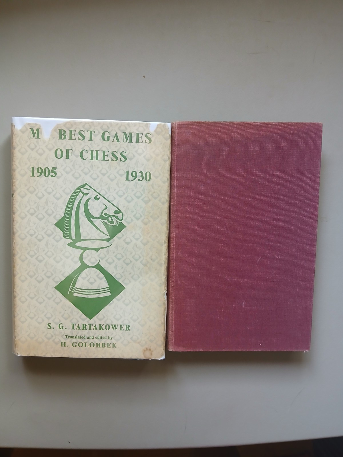My Best Games Of Chess SG Tartakower Both Volumes HC 1953 game annotations