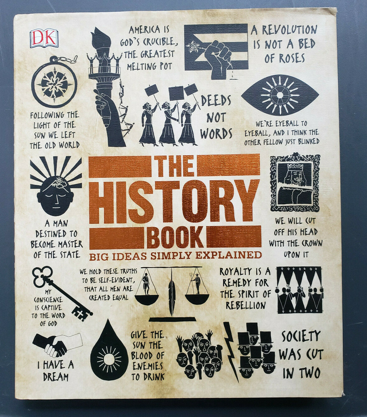 The History Book: Big Ideas Simply Explained by DK Hardcover Book