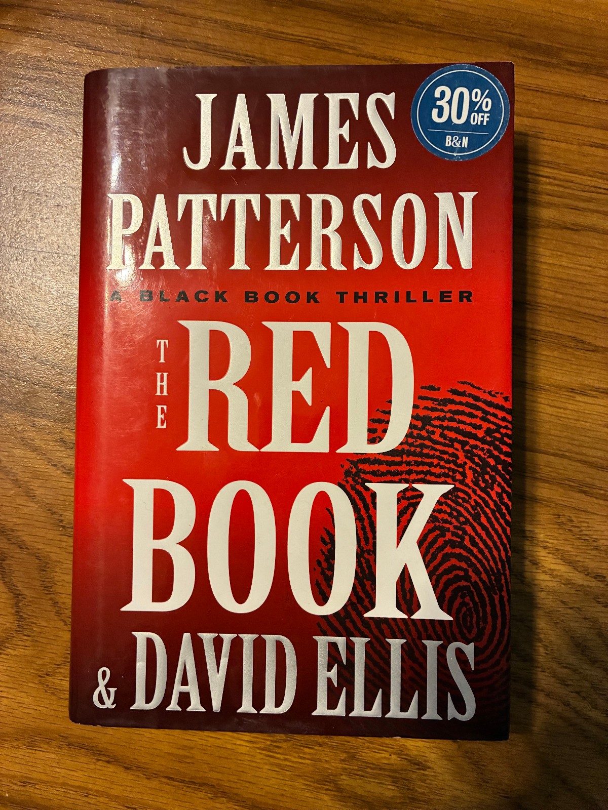 Red Book; by David Ellis and James Patterson (2021, Hardcover)