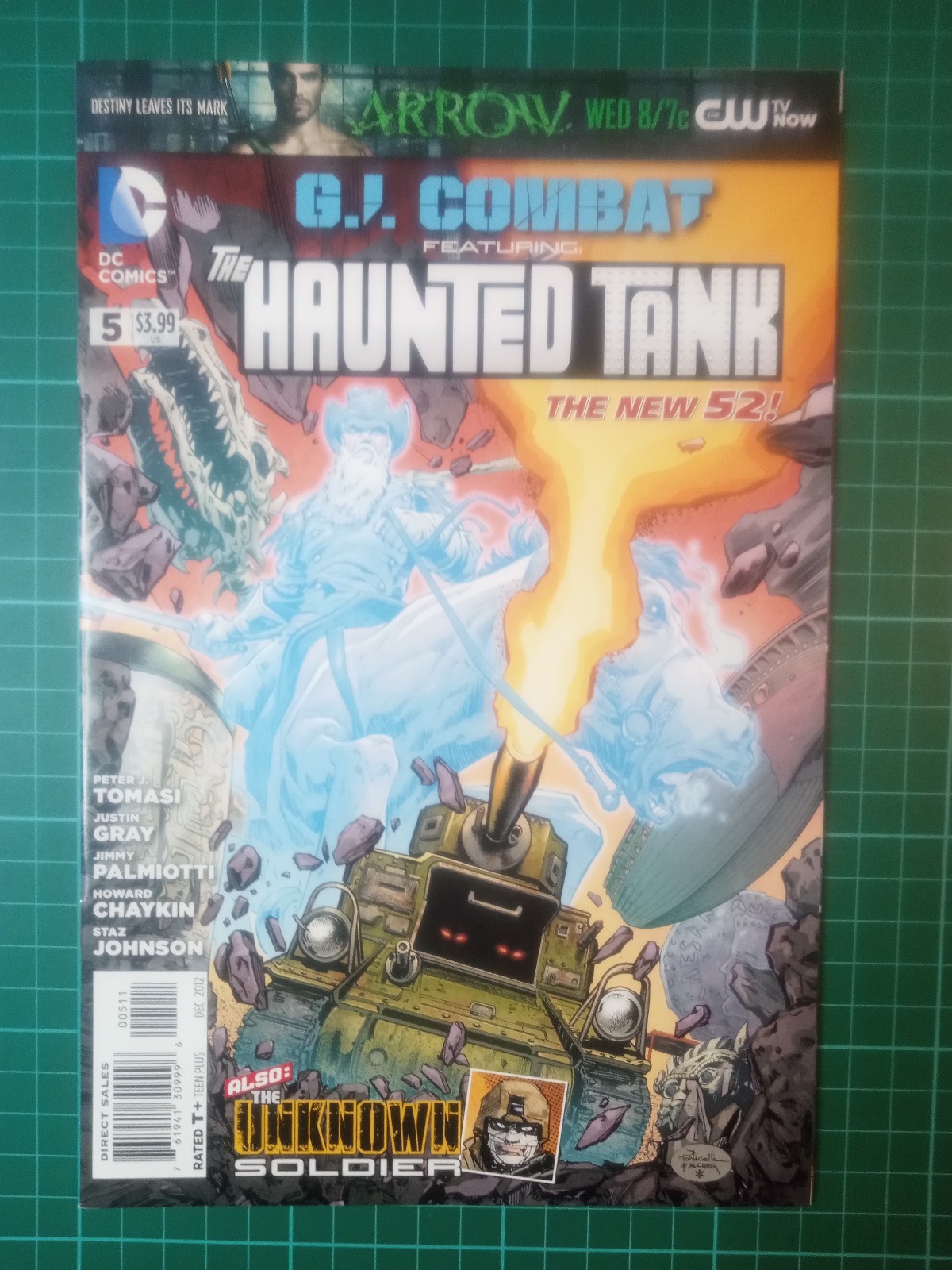 GI COMBAT #5 COVER A (2012 SERIES) , Palmiotti / Gray NEW 52 , NM NEAR MINT WP