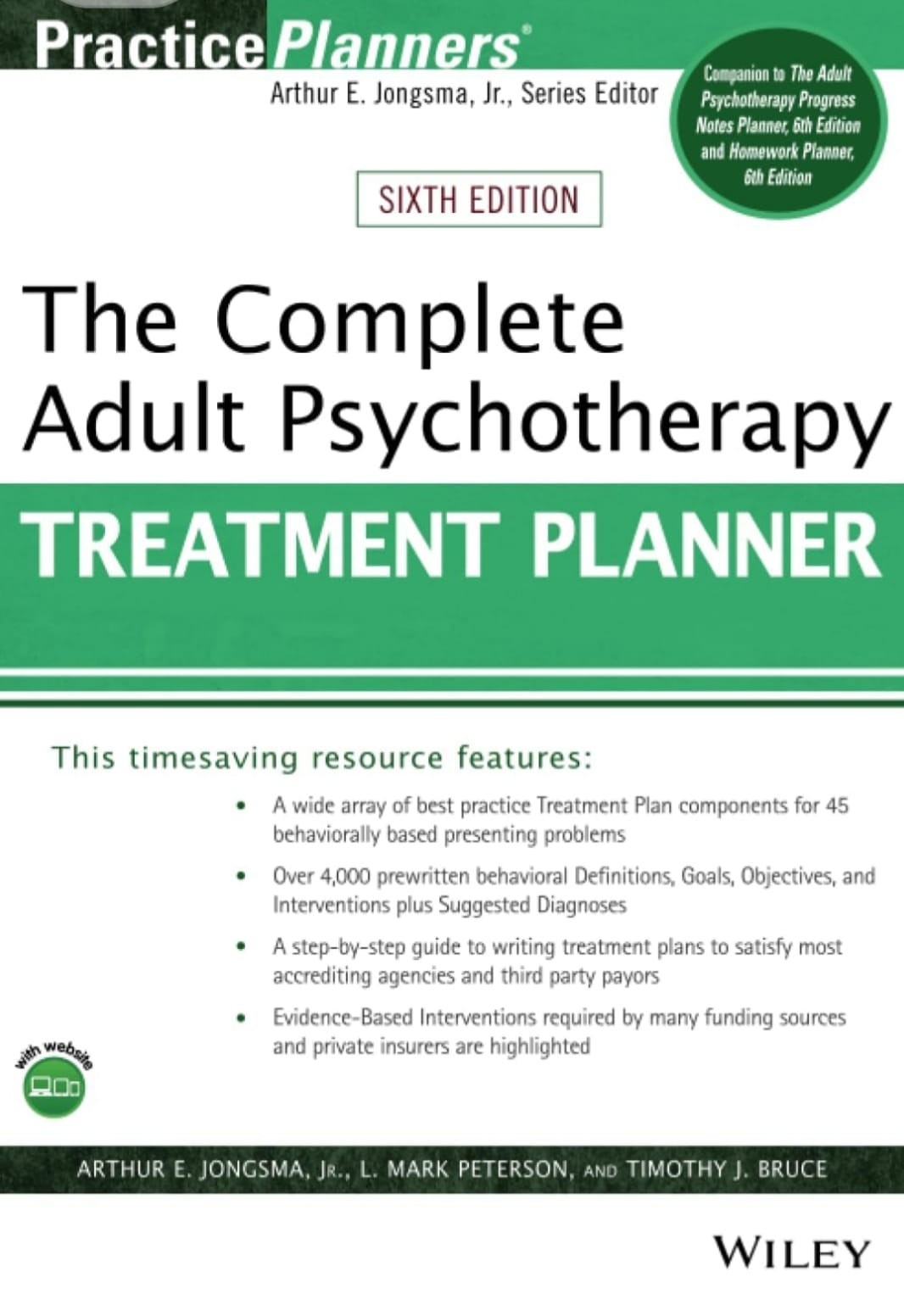 The Complete Adult Psychotherapy Treatment Planner Sixth Edition (Paperback)