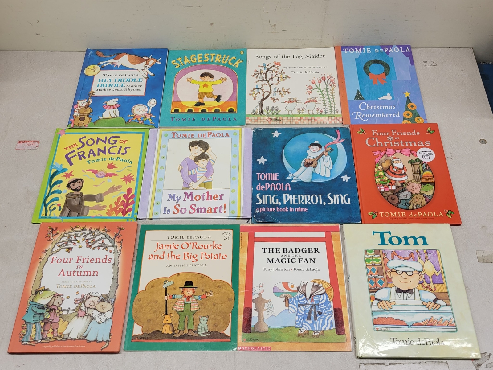 Lot of 10 Tomie dePaola Children’s Picture Paperback Books “Random/Unsorted”
