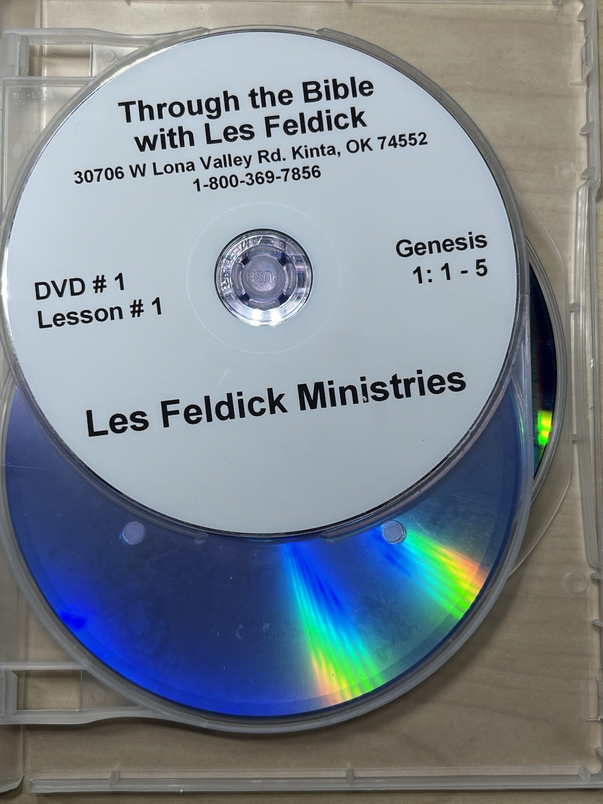 Les Feldick Through Bible 31 DVD Sets 31 Spiral Books + 4 Bonus DVDs Lot *READ