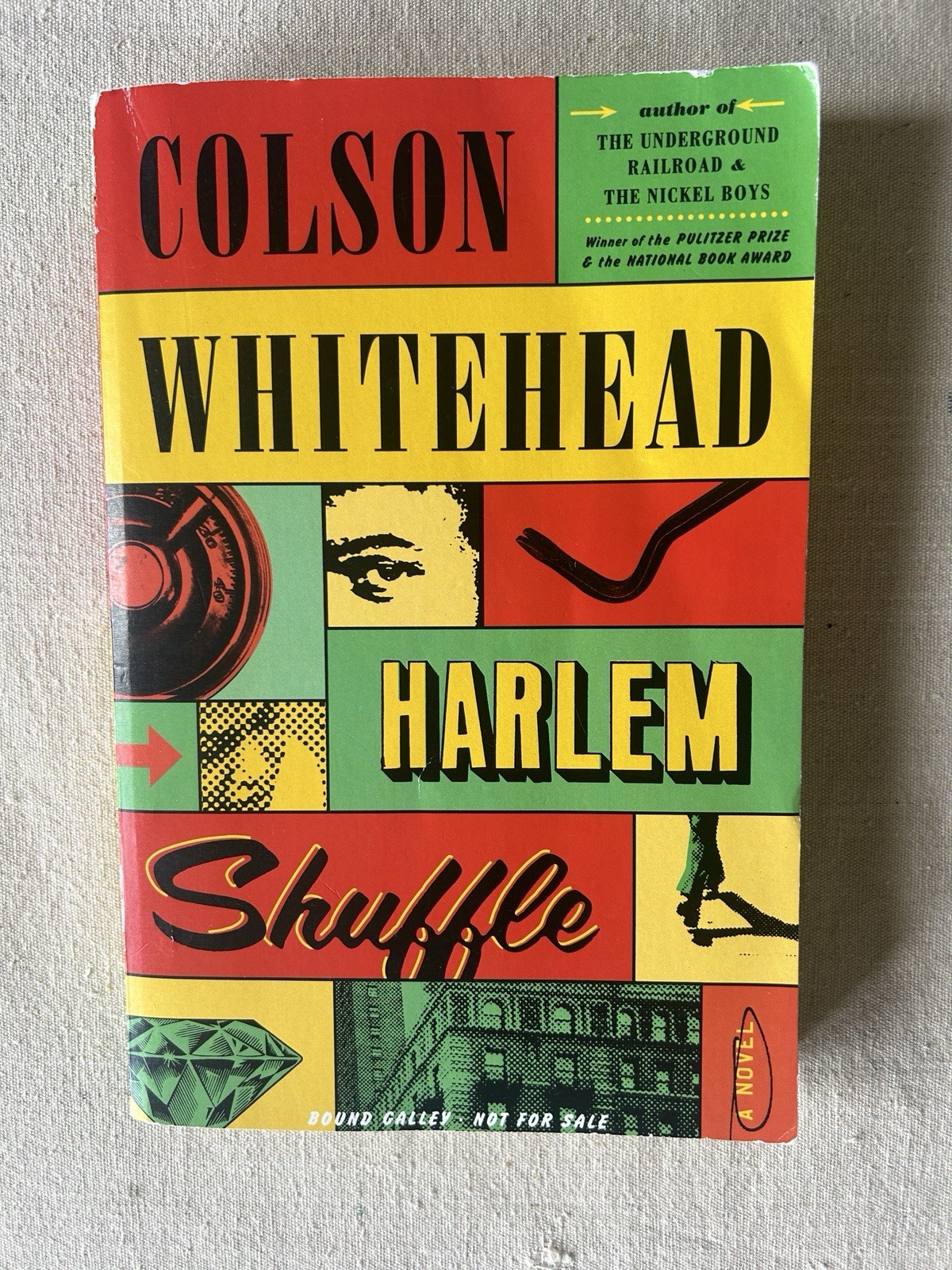 ARC Harlem Shuffle A Novel Colson Whitehead Paperback Advanced Reader Copy