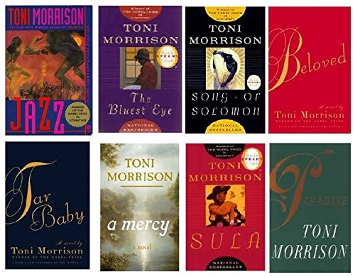 Toni Morrison’s 8 Book Set: Jazz, The Bluest Eye,Song of Solomon, Beloved, T…