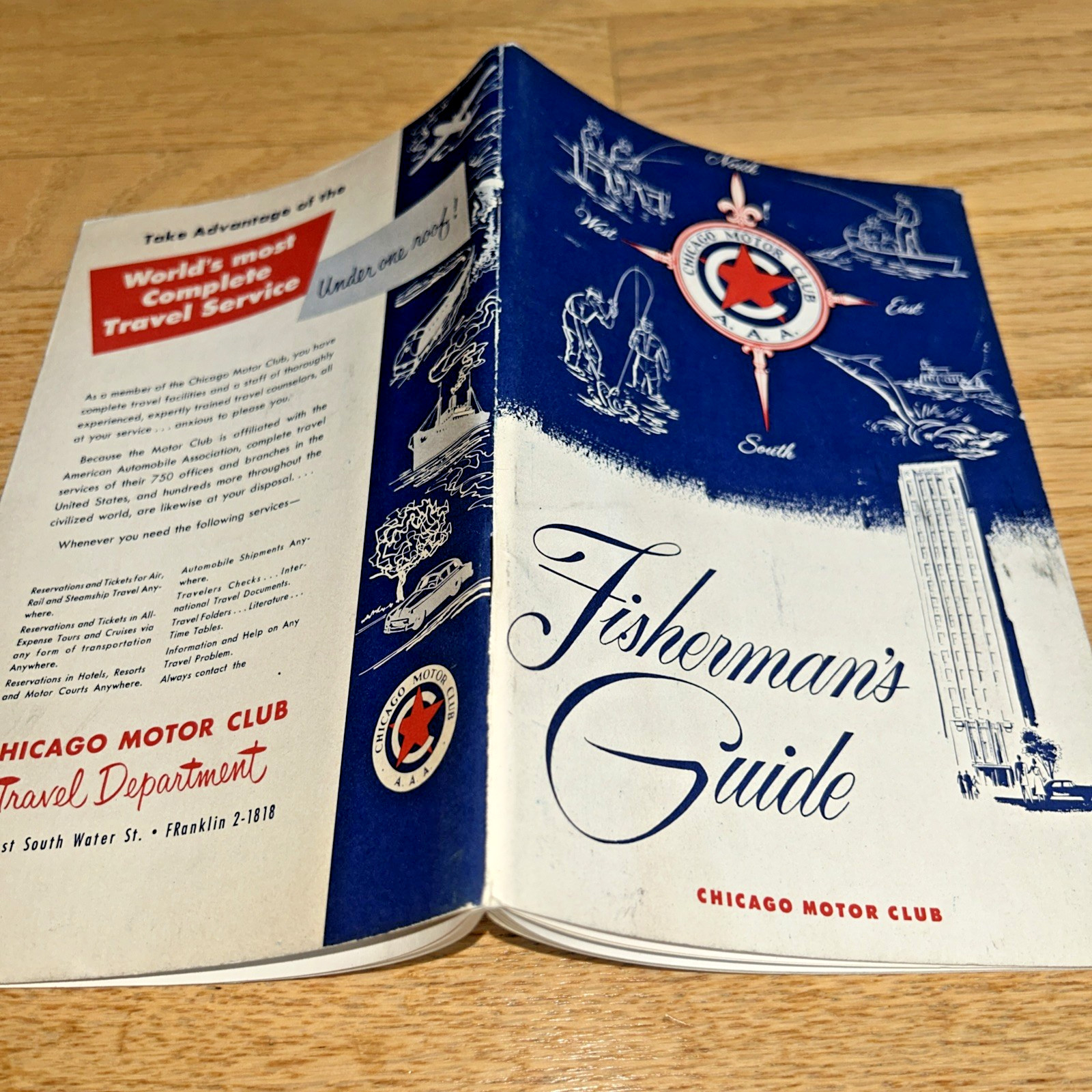 1960’s FISHERMAN’S GUIDE, CHICAGO MOTOR CLUB 96 pages – MIDWEST #2