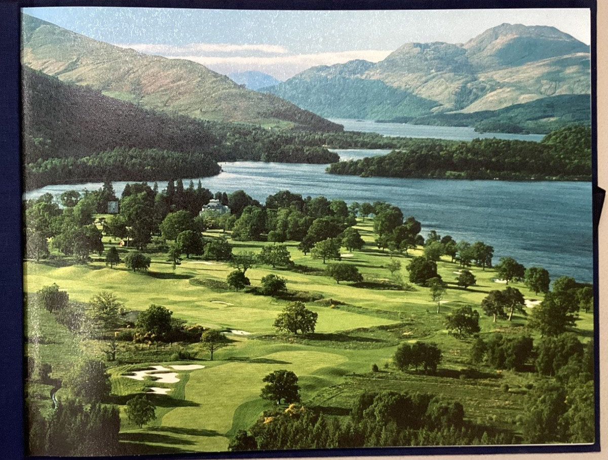 LOCH LOMAND GOLF CLUB Promotional book with slipcase Rare Find Scotland