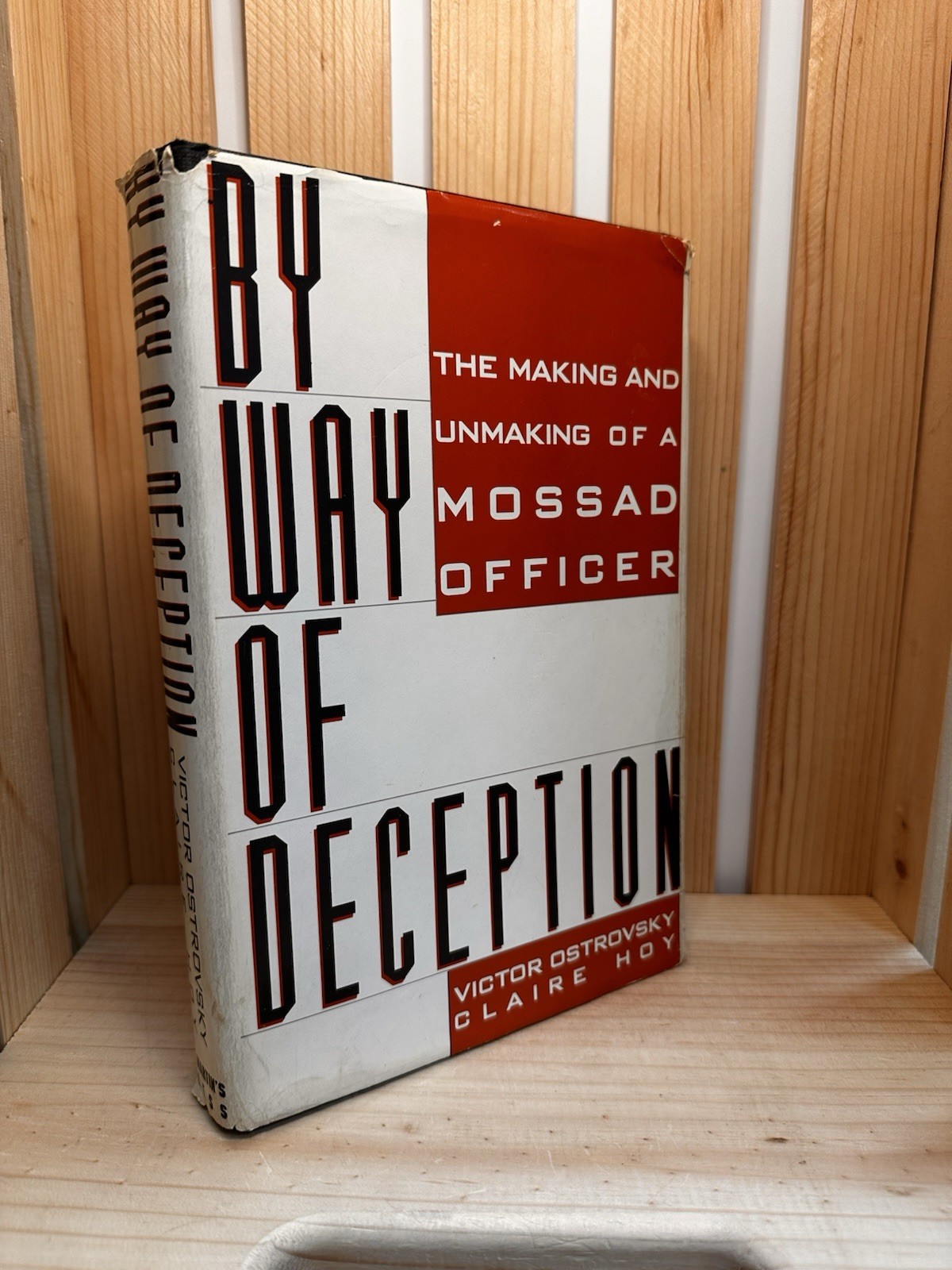 By Way of Deception by Claire Hoy and Victor Ostrovsky (1990, Hardcover)