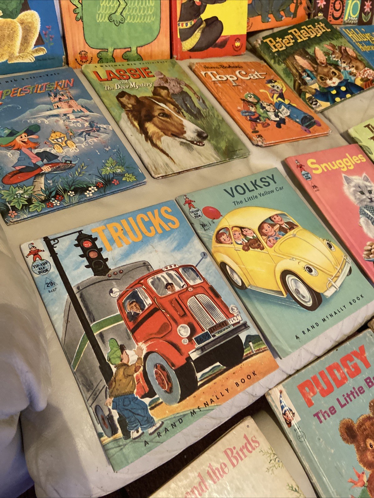 Lot of 21 Vintage Children’s Books 1950s 60s 70s Wonder Books Tip-top Rand Mcnal