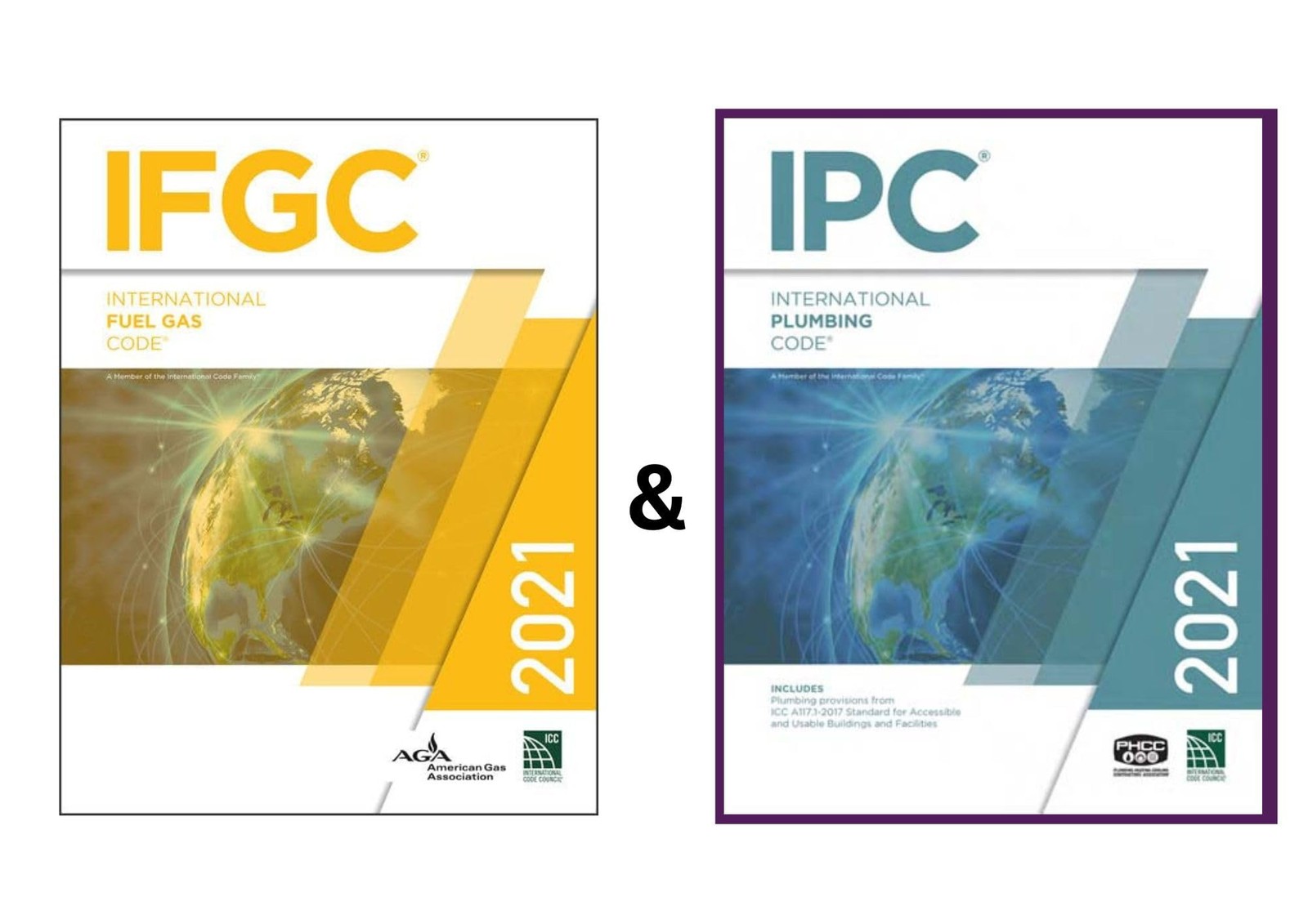 IFGC 2021 and IPC 2021 combo pack|2021 International Plumbing Cod
