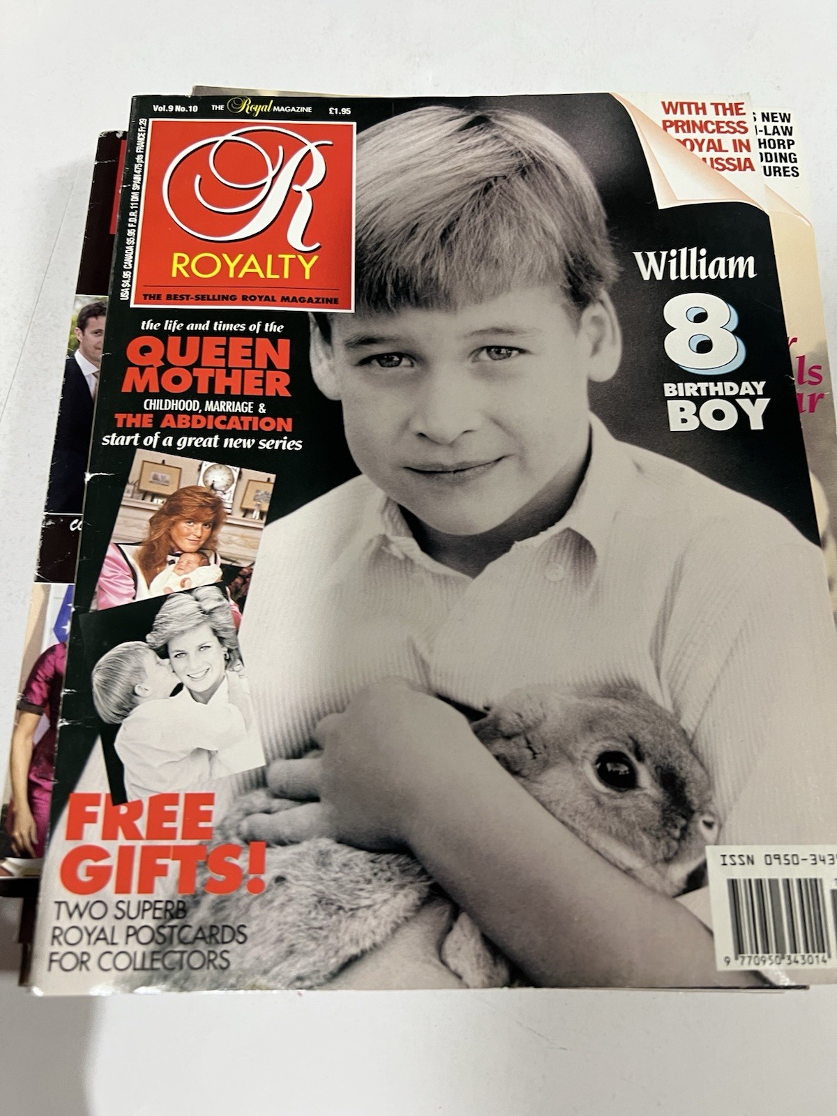 Royalty Magazine Lot Of 12 1985-86,89-90, 2002,11-13 Princess Diana Royal Family