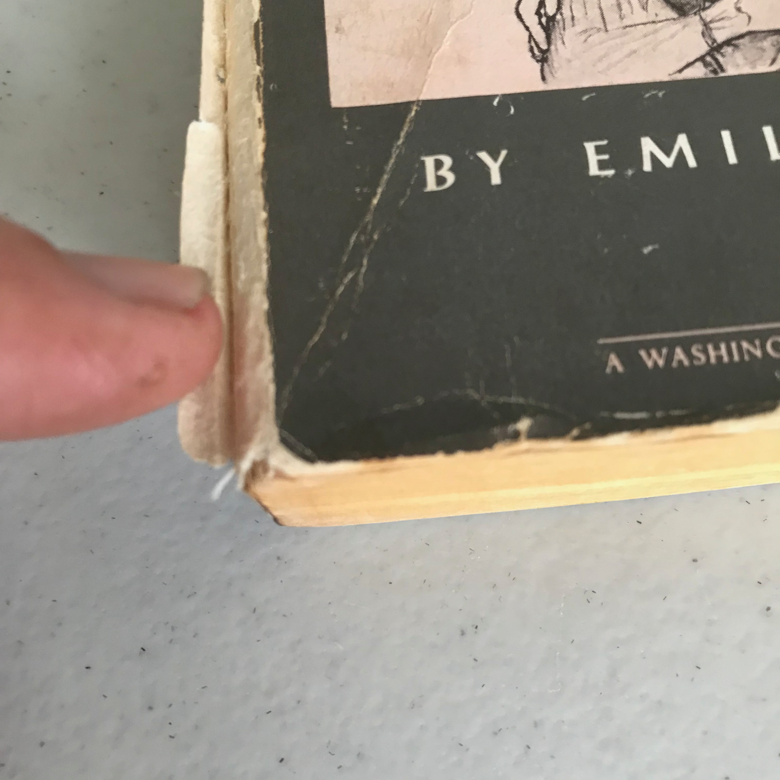 Wuthering Heights by Emily Bronte Vintage A Washington Square Press Paperback