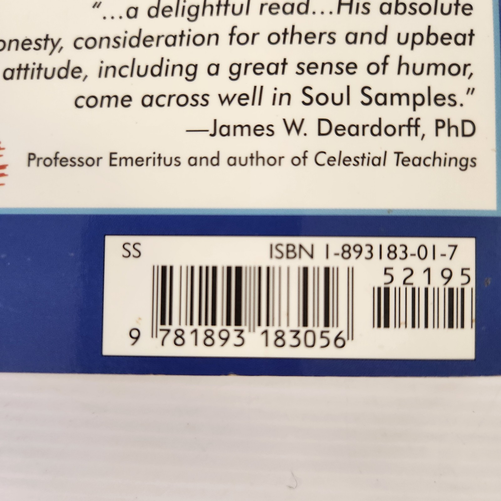Soul Samples by Dr. R. Leo Sprinkle, Ph.D. Hardcover Book
