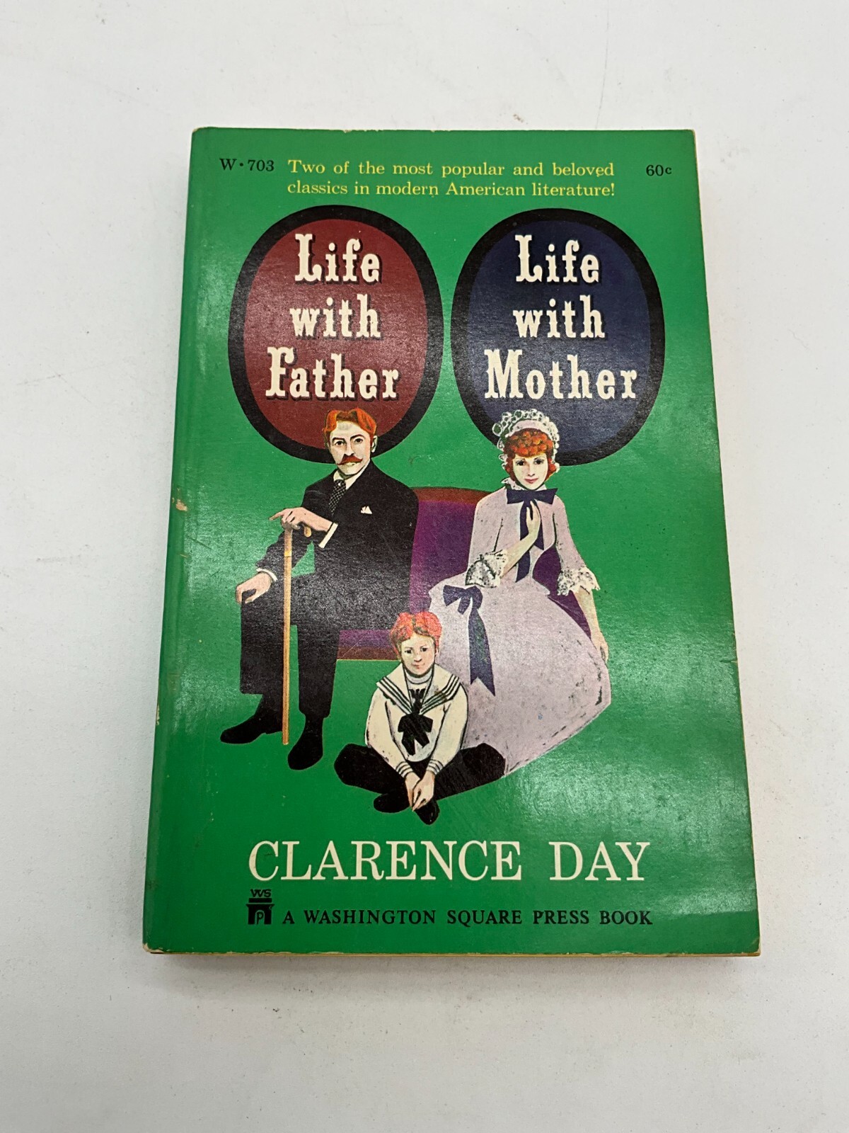 Life With Father and Life With Mother by Clarence Day Washington Square Press BH