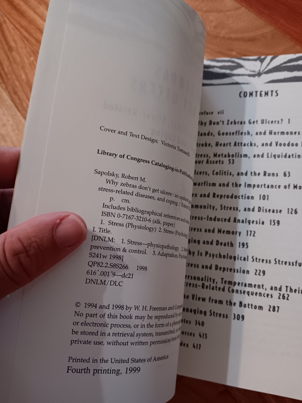 Why Zebras Don’t Get Ulcers: An Up, Robert M Sapolsky