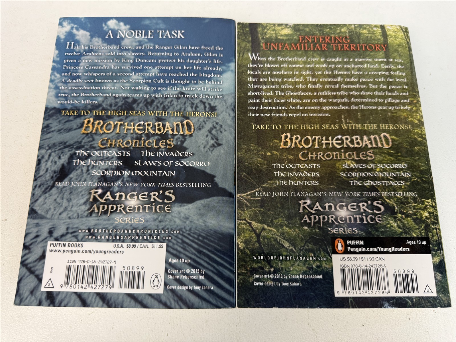 John Flanagan Lot 1st 7 Brotherband Chronicles The Outcasts to The Caldera