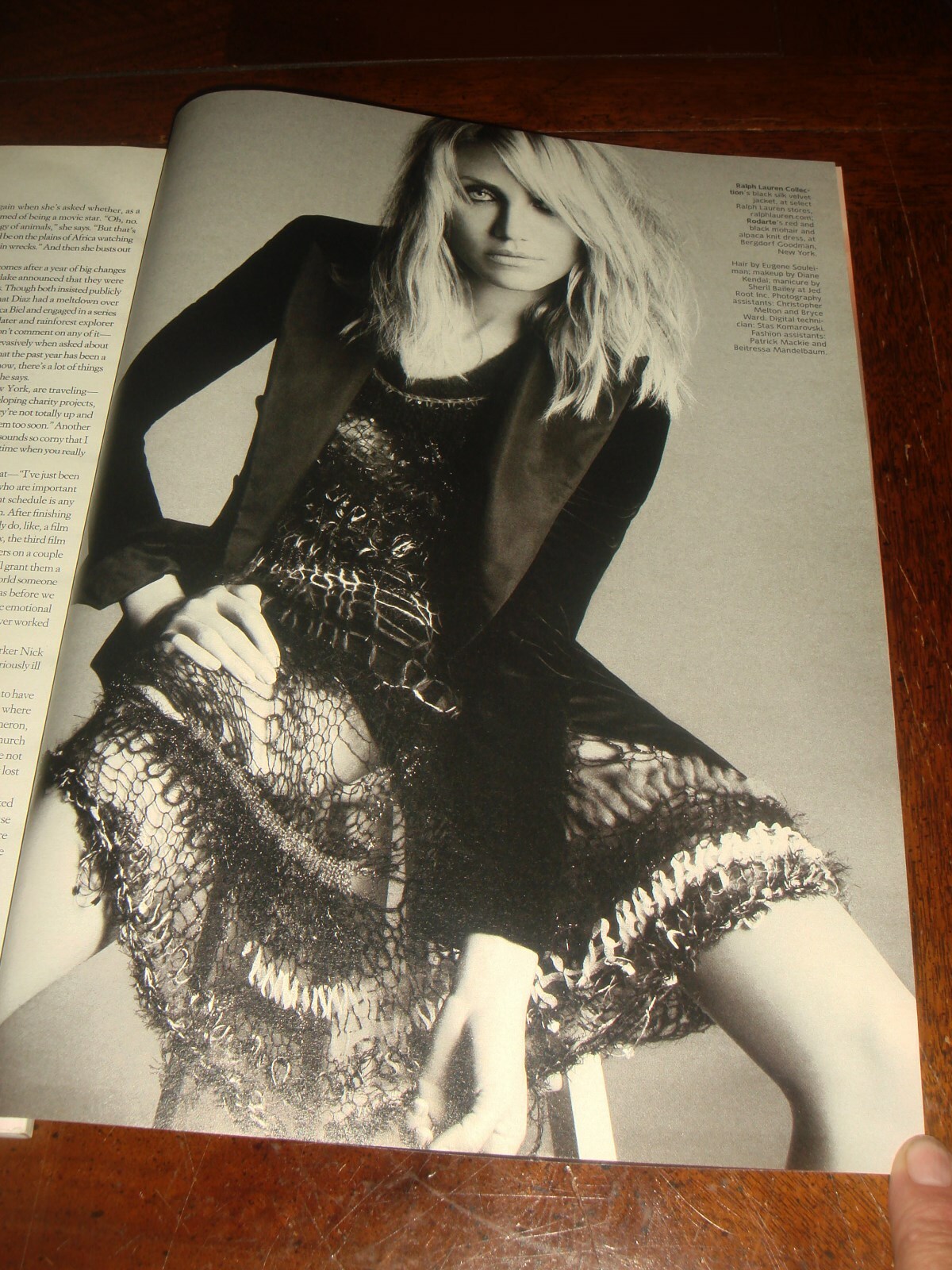 W MAGAZINE May 2008 – SEXY CAMERON DIAZ COVER – GREAT FASHION – 214 PAGES
