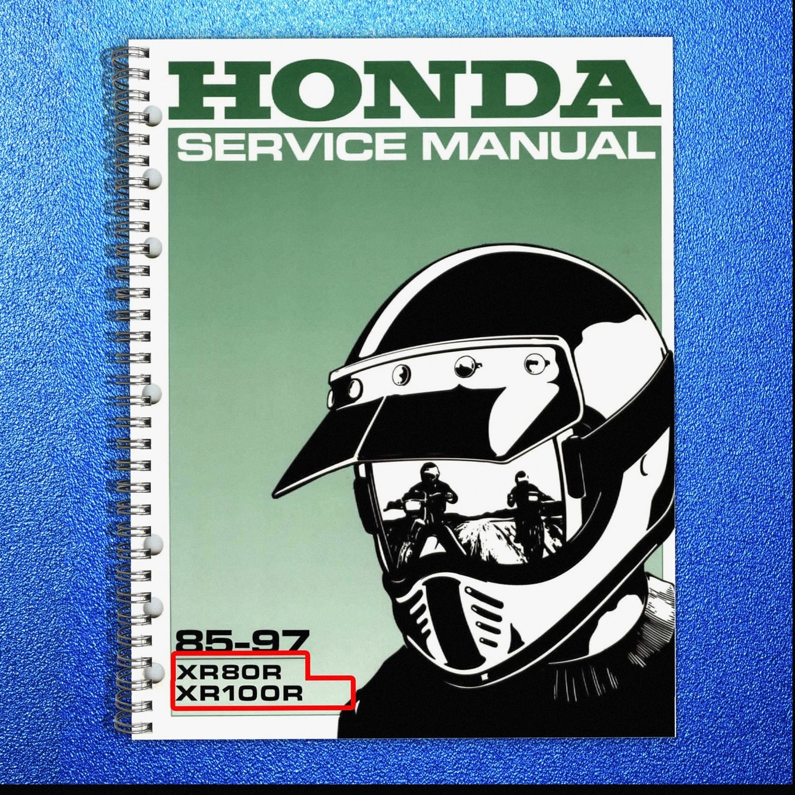 HONDA XR80R XR100R Motorcycle Service Manual 1985-1997, SPIRAL – FRONT & BACK