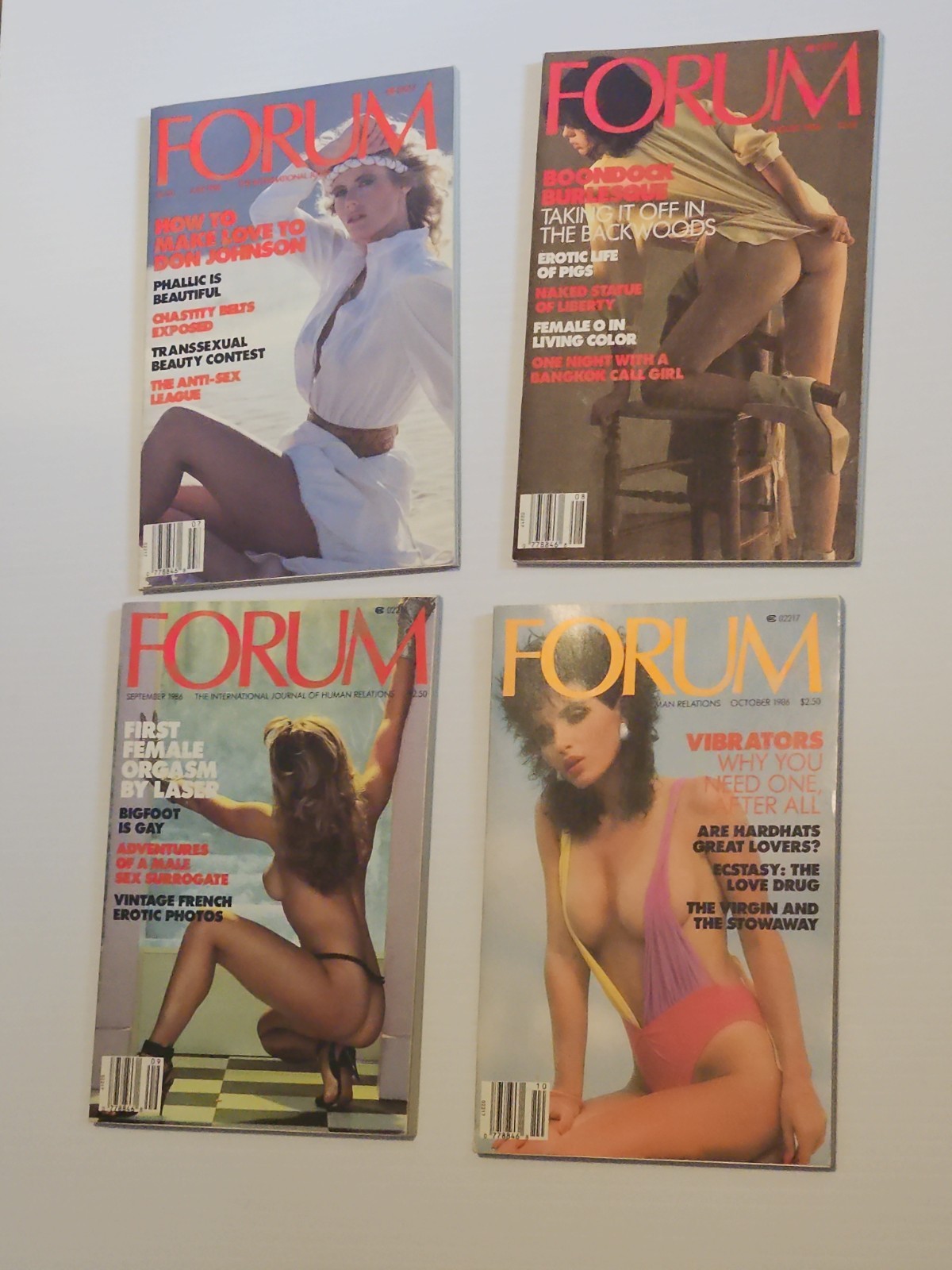 Penthouse Forum Magazine 1986 July Aug Sept Oct Very Good $ BUY MORE SAVE $