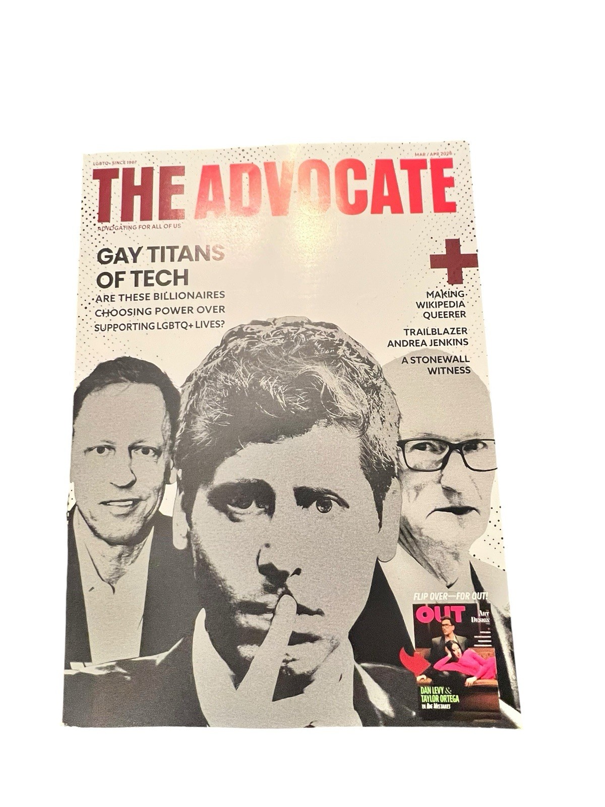 Out Magazine /The Advocate Lot 10 NEW 2026 /2025 2024/ 70$ Retail