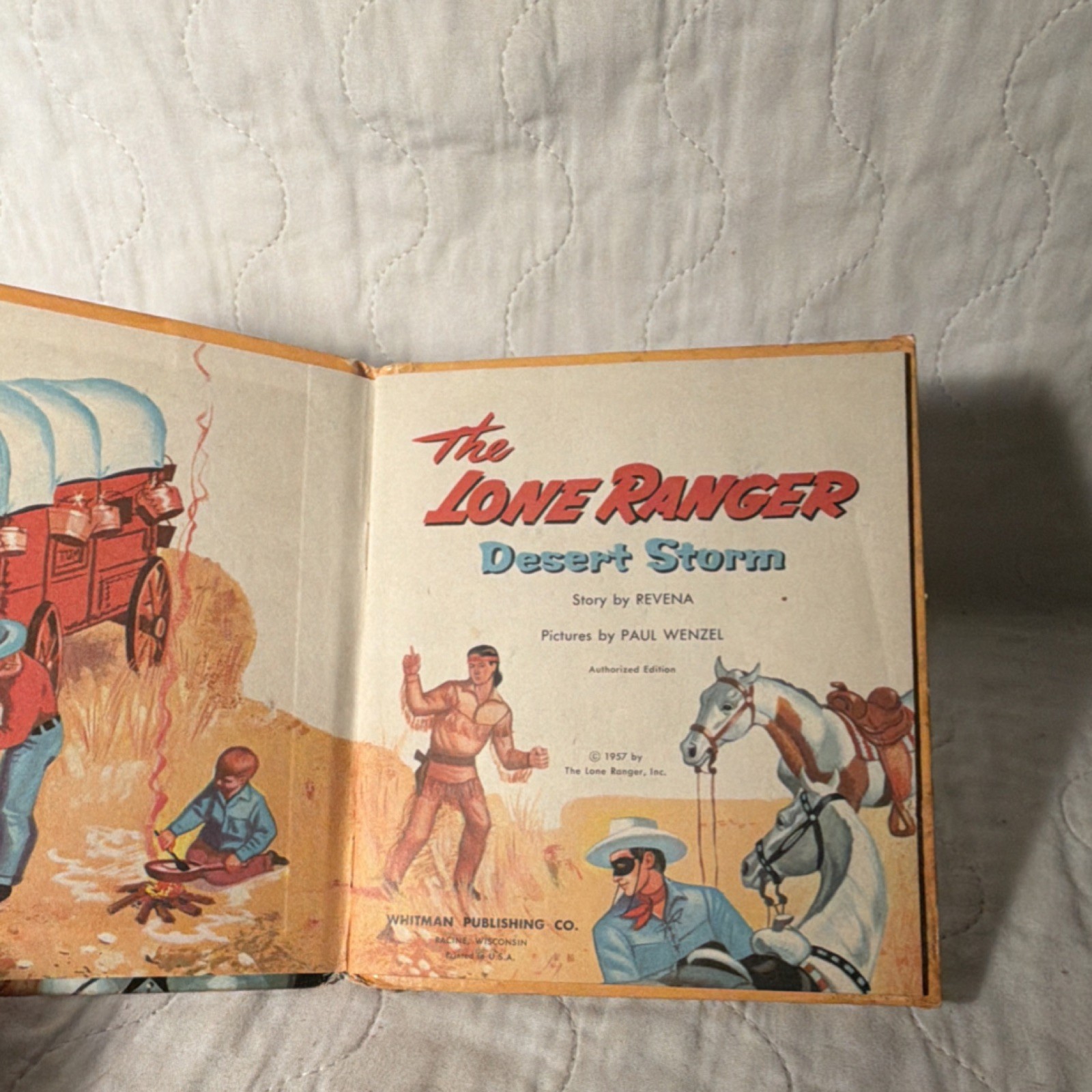 The Lone Ranger Desert Storm Illustrated Whitman Publishing Co. 1957 Item #N201
