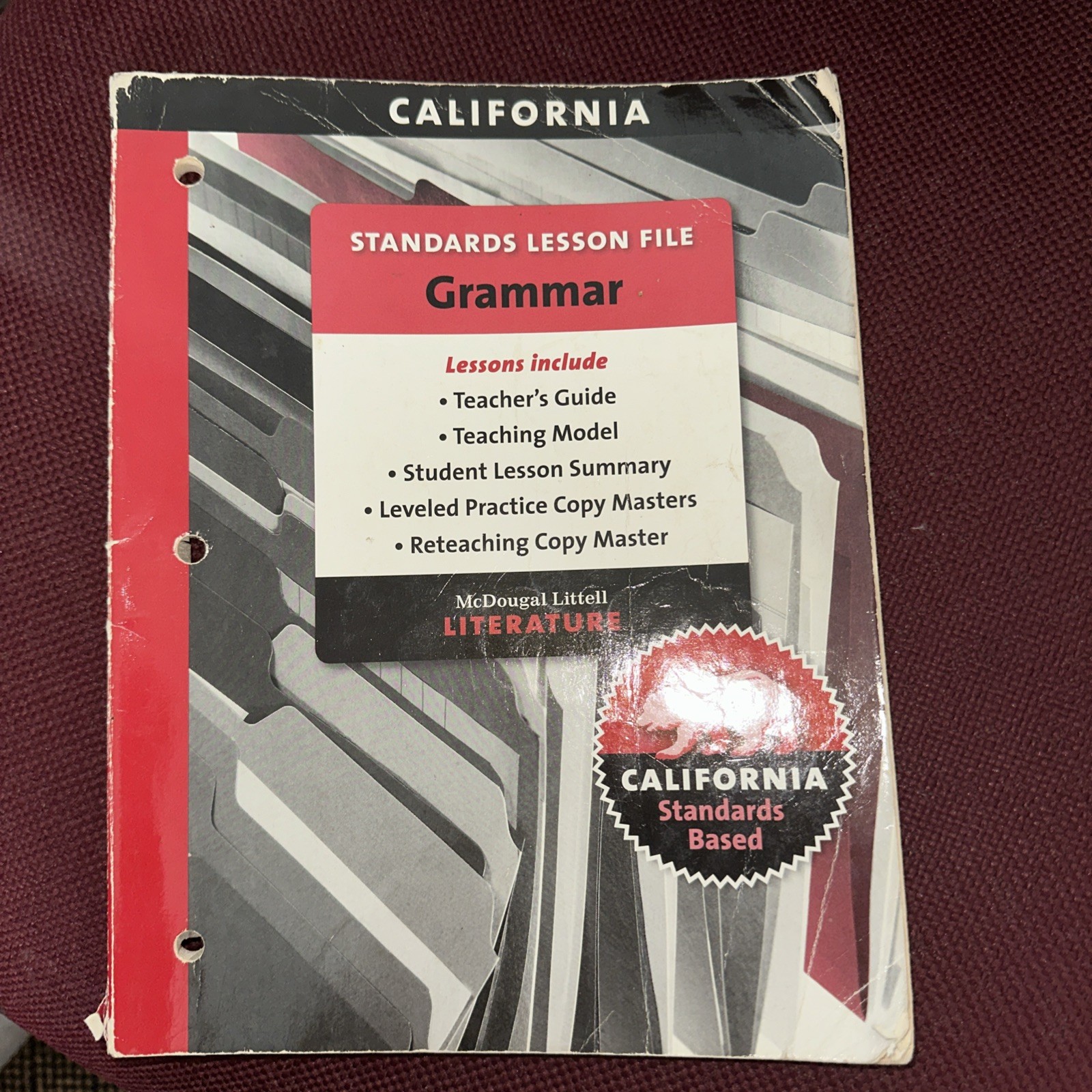 Mcgraw Hill, California Literature Teachers Guide Lot