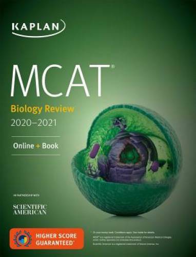 MCAT Biology Review 2020-2021: Online + Book (Kaplan Test Prep) – GOOD